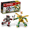 Lego NINJAGO Lloyd’s Mech Battle EVO Building Set 71781, with 2 Action Figures, 2 Posable Ninja Action Figures to Build, Ninja Toy for Kids Ages 6+