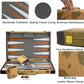 Vovotuzzi Backgammon, Backgammon Sets for Adults, 15" Leather Travel Backgammon Sets - Classic Board Game (World Map Design)