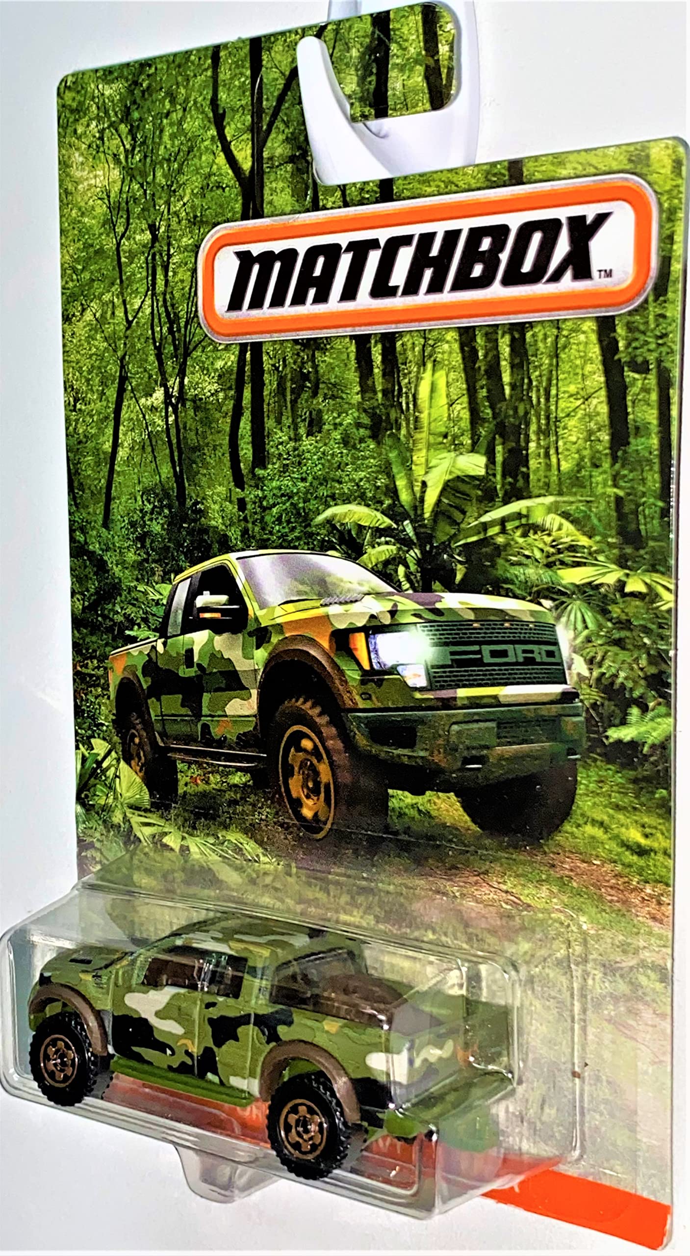 Matchbox Ford F150 SVT Raptor, [Green Camo]