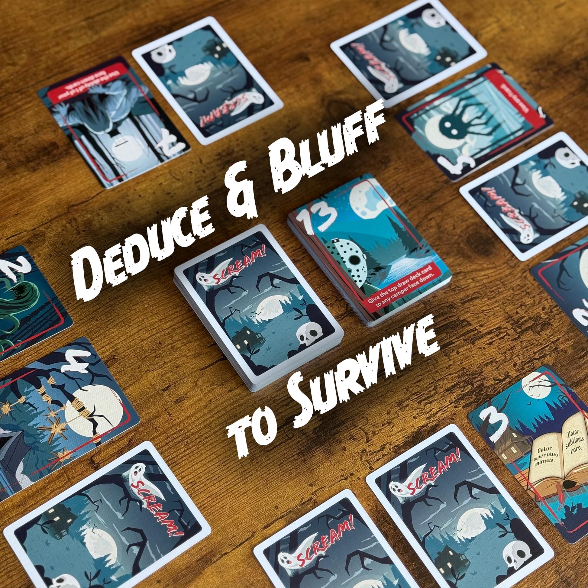 Scream! Card Game - Spooky, Silly Fun for Game Night | Easy to Learn | Plays in Under 30 Minutes | 3-5 Players | Great for Teens, Adults & Families |