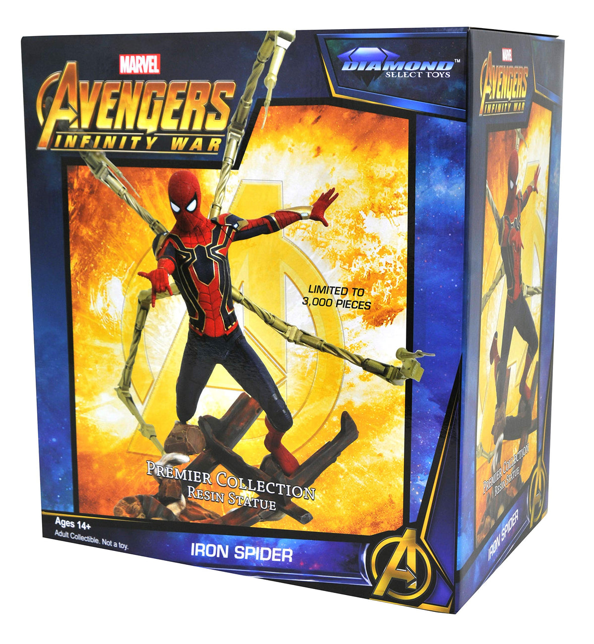 Diamond Select Toys Marvel Premier Collection: Avengers Infinity War Spider-Man Resin Statue