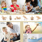 Puzzled 3D Puzzle Tarantula Spider Wood Craft Construction Model Kit, Fun & Educational DIY Wooden Toy Assemble Model Unfinished Crafting Hobby Puzzle
