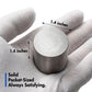 Heavenly Metals 2-Piece Gear Cylinder 3D Puzzle for Adults - Stainless Steel Desk Toy and Fidget, Zero Tolerance Wire EDM Cut Office Gift for Men