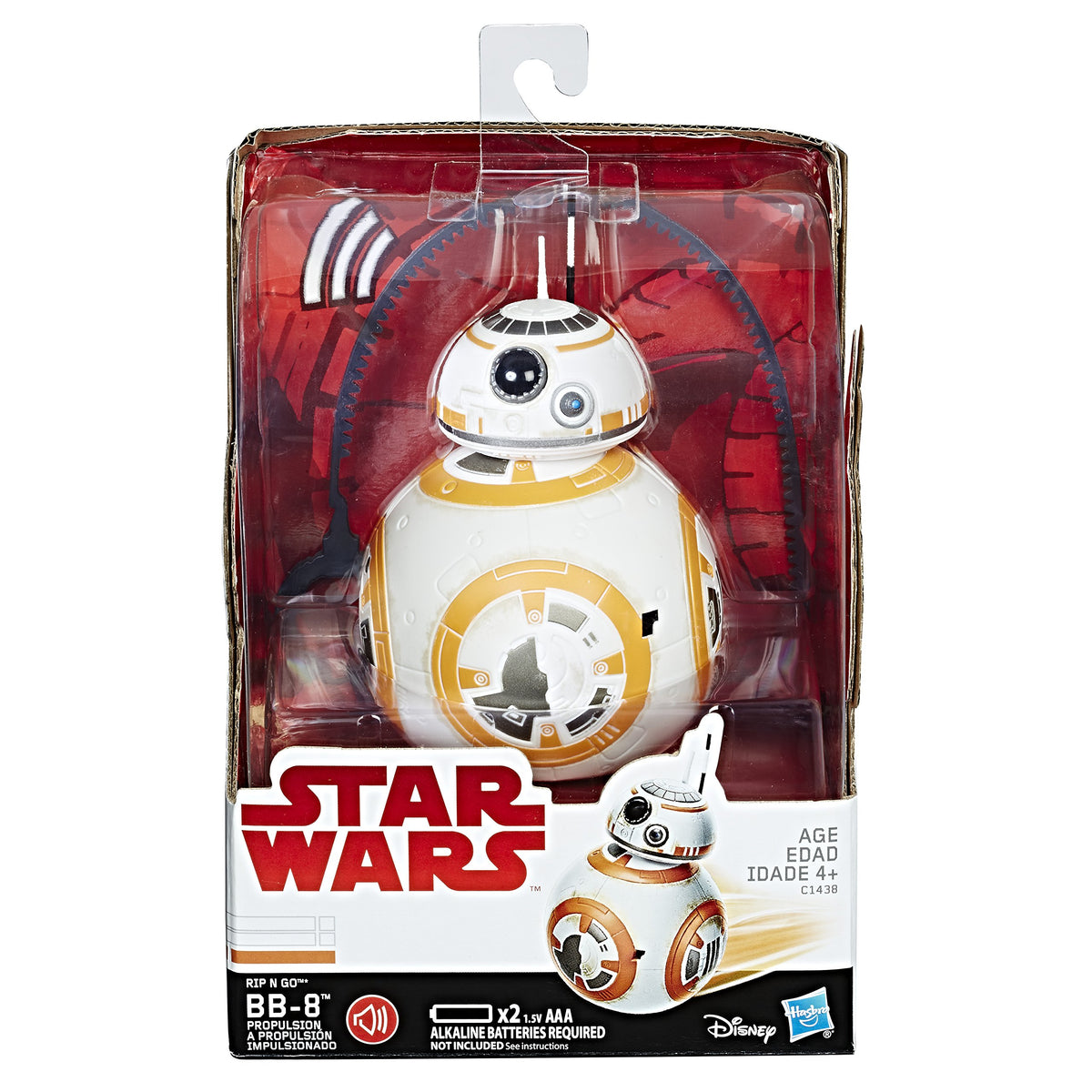 STAR WARS: The Last Jedi Rip N Go BB-8