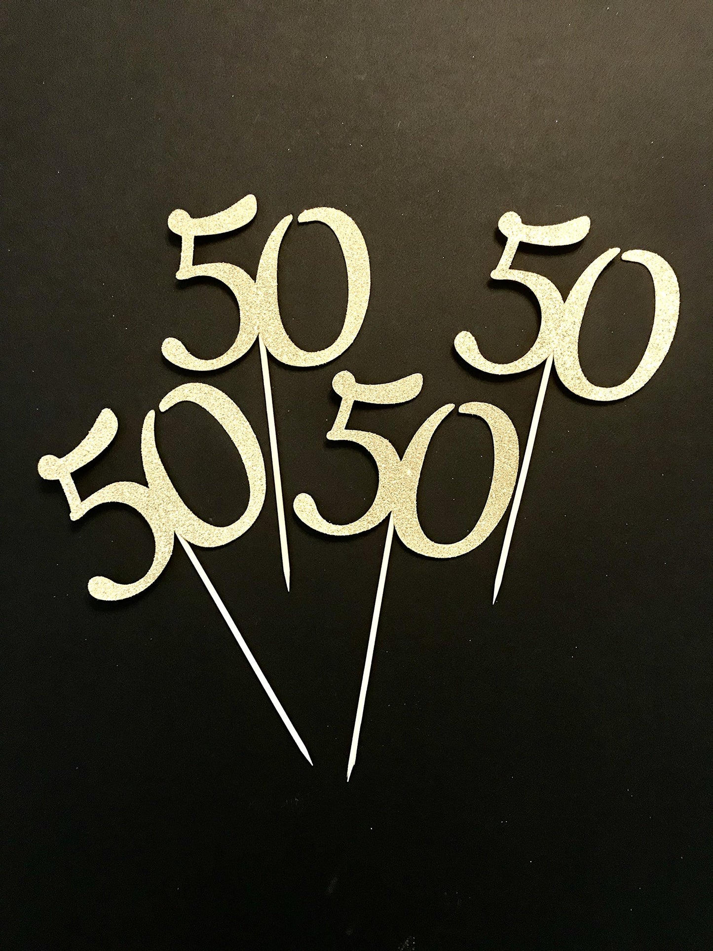 50th Birthday Centerpieces SET OF 4
