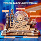 ROBOTIME 3D Wooden Puzzles Marble Run Set - 3D Puzzles for Adults-Mechanical Model Kit for Adults - Model Building Kits - Space/STEM/Engineering Gift