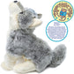 TigerHart Wolcott The Wolf - 11 Inch Stuffed Animal Plush