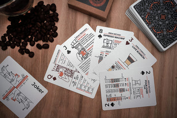 Art of Caffeination Sip-to-Suit Cards About Coffee: Informational Playing Cards with Brewing Parameters and Coffee-Making Tips