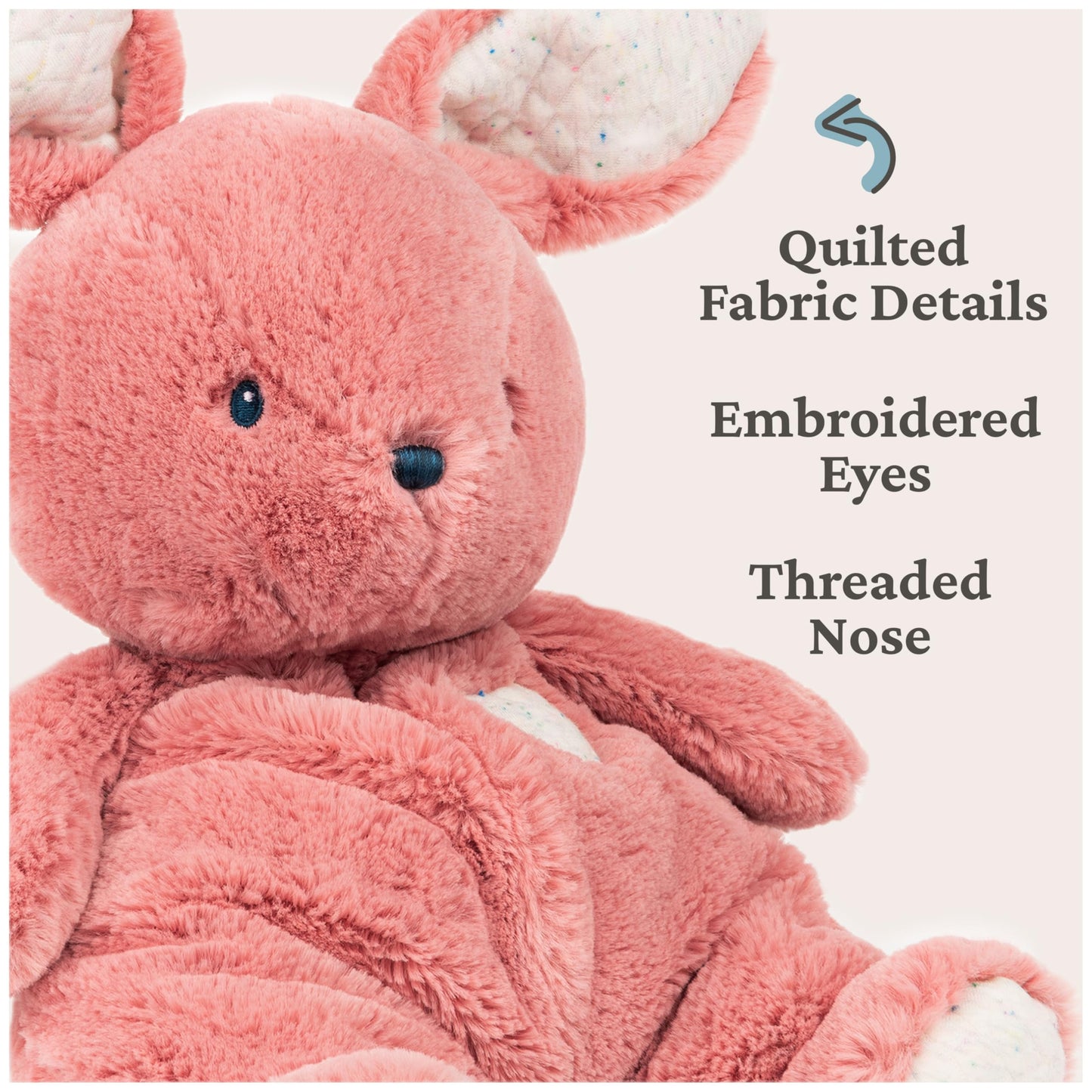 GUND Baby Oh So Snuggly Bunny 12.5-Inch Plush Toy, Ages 0+