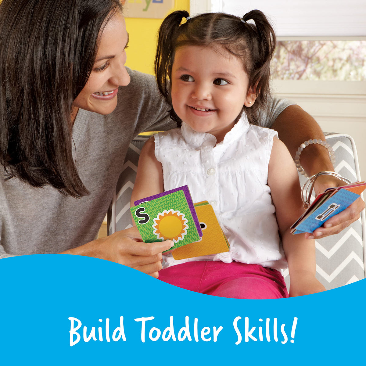 Learning Resources All Ready For Toddler Time Readiness Kit - 22 Pieces, Ages 2+, Back to School, School Preparation Activities, Preschool Games