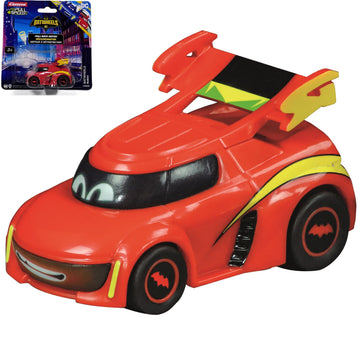 Carrera Pull & Speed 15818403 Official Licensed Kids Batwheels Toy Car Pull Back Vehicle for Ages 3 and Up - Redbird