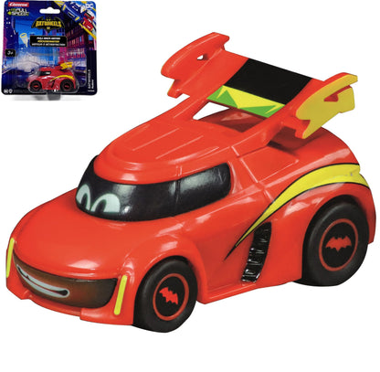 Carrera Pull & Speed 15818403 Official Licensed Kids Batwheels Toy Car Pull Back Vehicle for Ages 3 and Up - Redbird