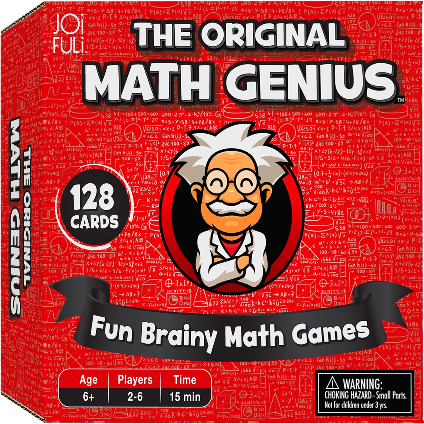 JOiFuli The Original Math Genius Card Game: an Educational Game of Addition, Subtraction, Multiplication, and Division for Ages 6 Years and Up