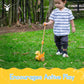 Wooden Duck Push Toy by Jack Rabbit Creations- Classic Toddler Push Toy for Early Walking, Balance and Motor Skills Development- Collapsible