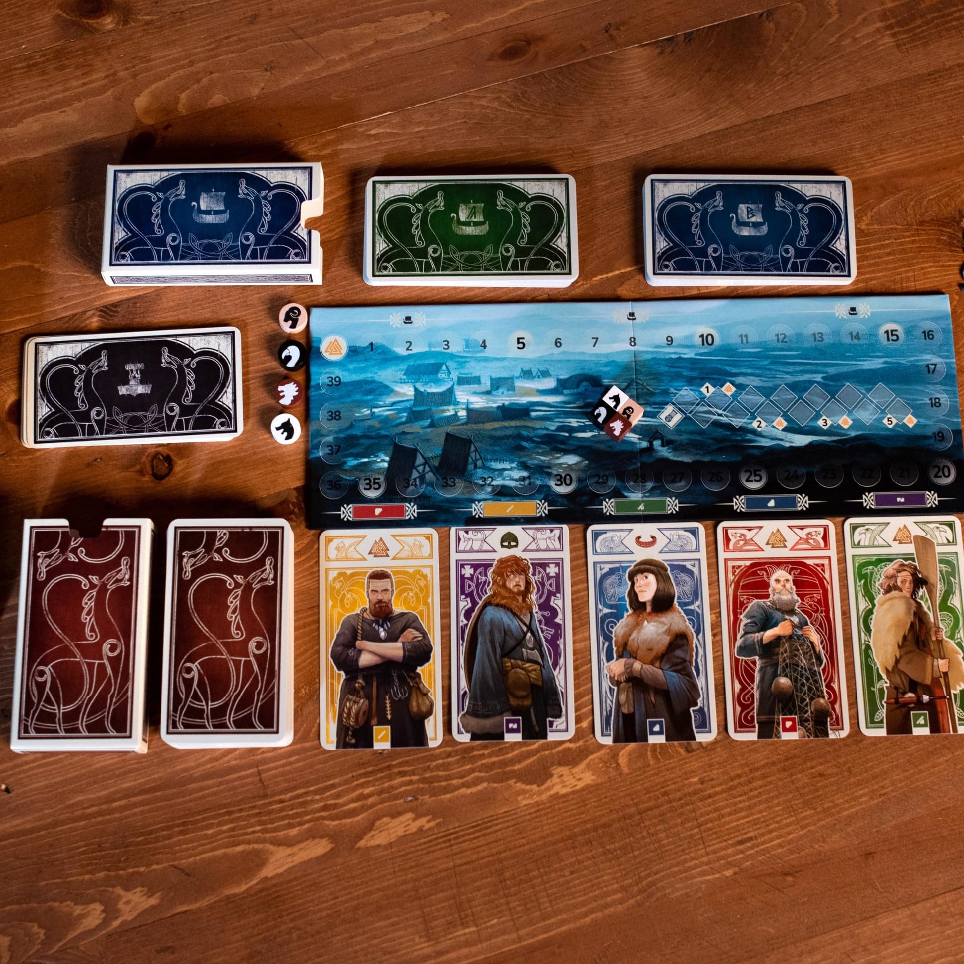 Knarr Board Game - Form the Greatest Band of Vikings! Thrilling Exploration and Strategy Game, Fun Family Game for Kids & Adults, Ages 10+, 2-4