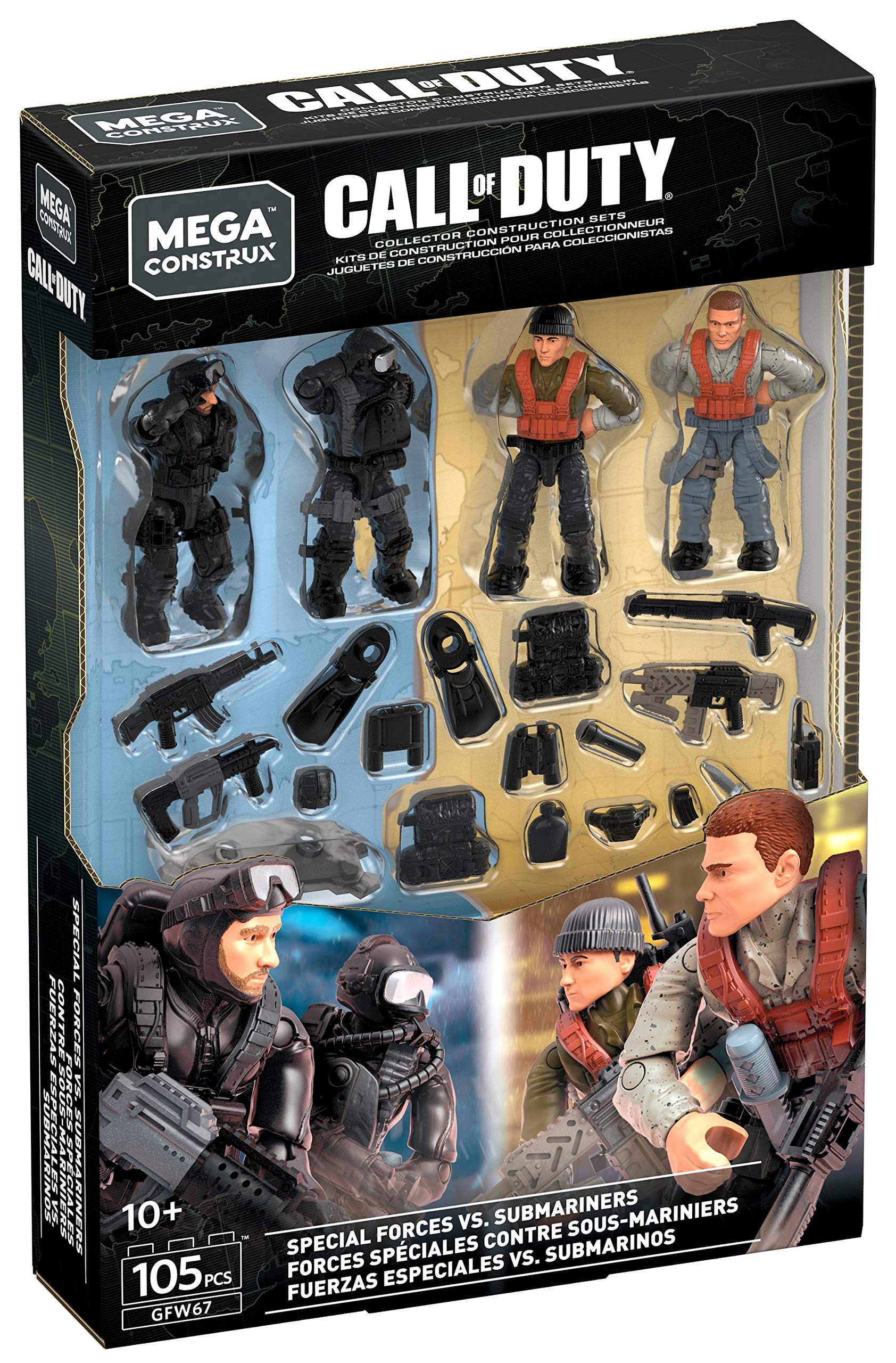 Mega Construx Call of Duty Seals vs Submariners