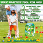 VMV ESSENTIALS Golf Games for Kids - Sticky Golf Game, Golf Cornhole Game and Golf Putting Game - Indoor and Outdoor Activities for Kids, Medium