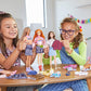 Barbie Clothes -2 Outfits Doll Include a Top with ‘Weekend Mode’ Graphic, Floral Shorts and a Striped Top and Skirt with Purse and Headband, Gift
