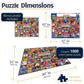 White Mountain Puzzles Broadway, 1000 Piece Jigsaw Puzzle