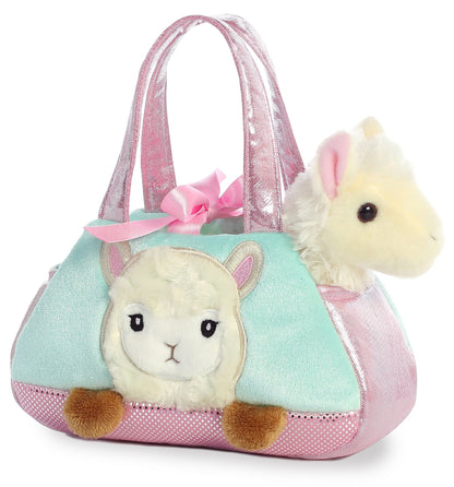 Aurora World 7" PEEK-A-Boo Llama, Teal