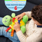 Buckle Toys - Bucky Turtle - Toddler Learning Activity - Develop Motor Skills and Problem Solving - Counting and Color Recognition - Sensory Stuffed