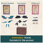 Dreamworks Dragons Book of Dragons Multi-Pack, 3 Dragon Figures