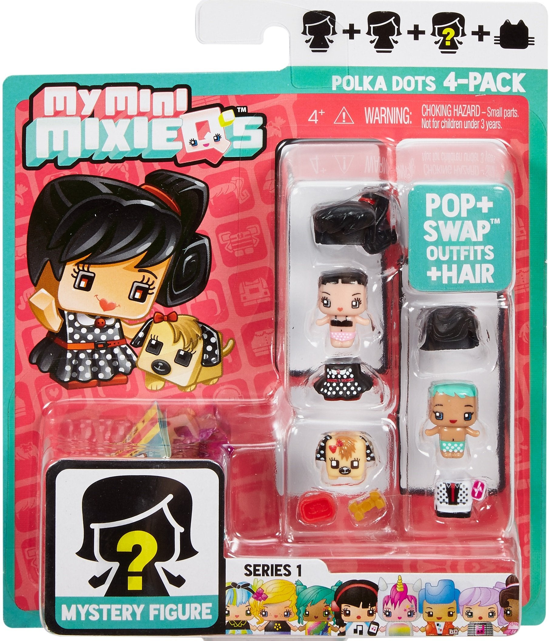 Mattel Mattel My Mini MixieQ's Polka Dots, 4-Pack