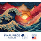Great Wave (#2) - 1000 Piece Jigsaw Puzzle for Adults | Premium European Blue Board | Satin Low-Glare Finish | Ribbon Cut | Bonus Poster |