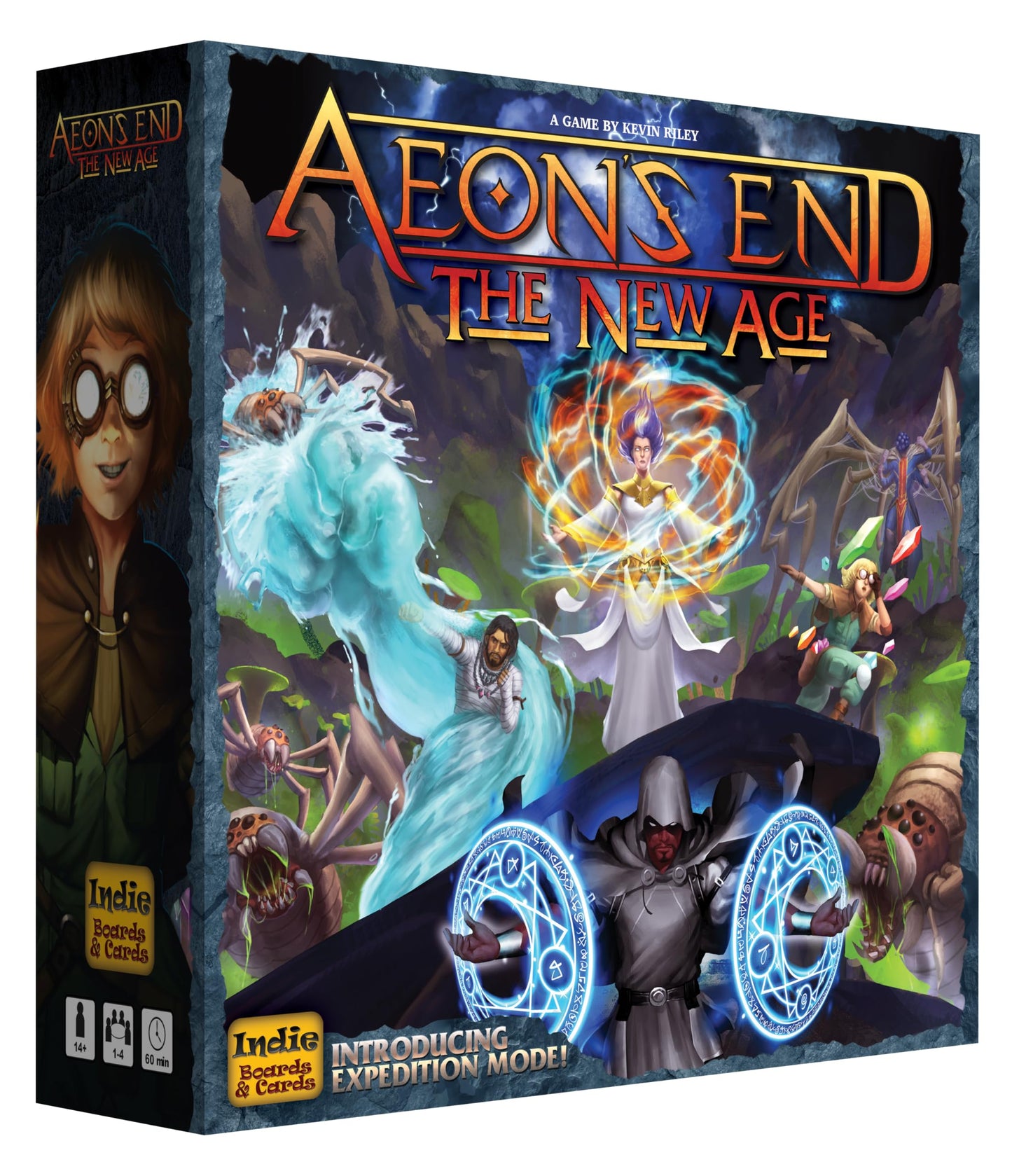Aeon's End: The New Age - Cooperative Sci-Fi Fantasy Strategy Deck-Building Board Game for 1 to 4 Players, Ages 14+, 60 Minute Playtime by Indie