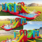 Giant 29FT Wate Slide Bounce House Detachable (15.3+13.5FT) Combo, Obstacle Course & Waterslide, Tunnel/Jumping Area/Spalish Pool, Bouncy Castle