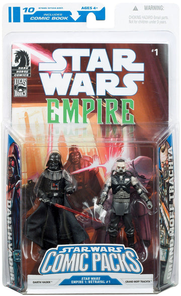 Star Wars Action Figure Comic 2-Pack Dark Horse: Empire #1 Darth Vader and Admiral Trachta