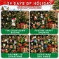Christmas Ornaments Advent Calendar 2025 Building Block Sets, 24 Packs Xmas Tree Ornament to Build Holiday Decoration Toy Compatible with Christmas