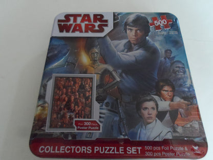 Star Wars Collector's Puzzle Set - 500 Pc. Foil Puzzle