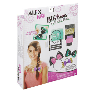 Alex DIY Big Bow's Hair Accessories Kids Art and Craft Activity