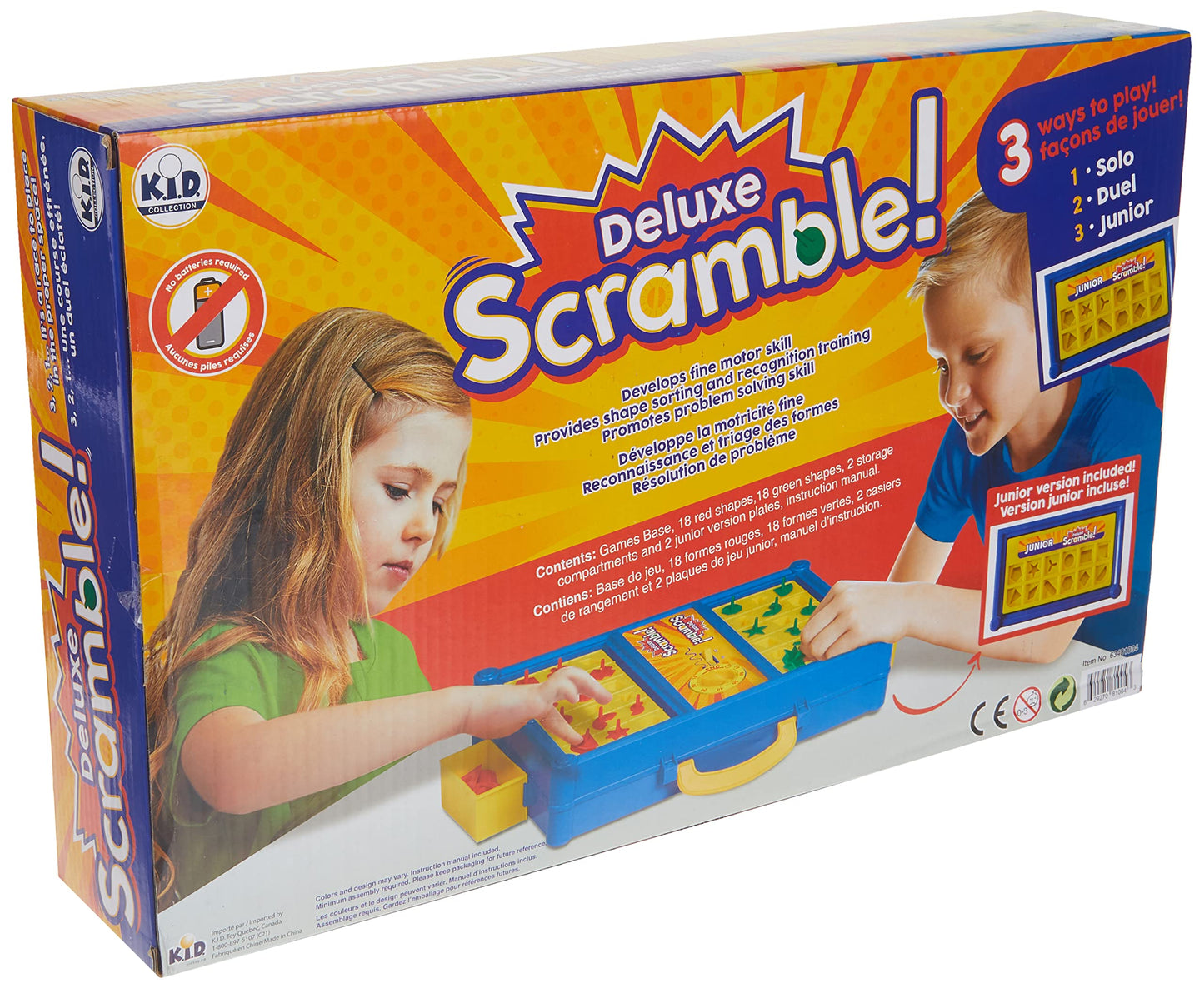 K.I.D. Collection Scramble Deluxe 3-in-1 Game