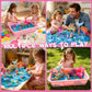 Pakimio Mermaid Sensory Sand Kit for Kids, Complete Sensory Bin with Lid