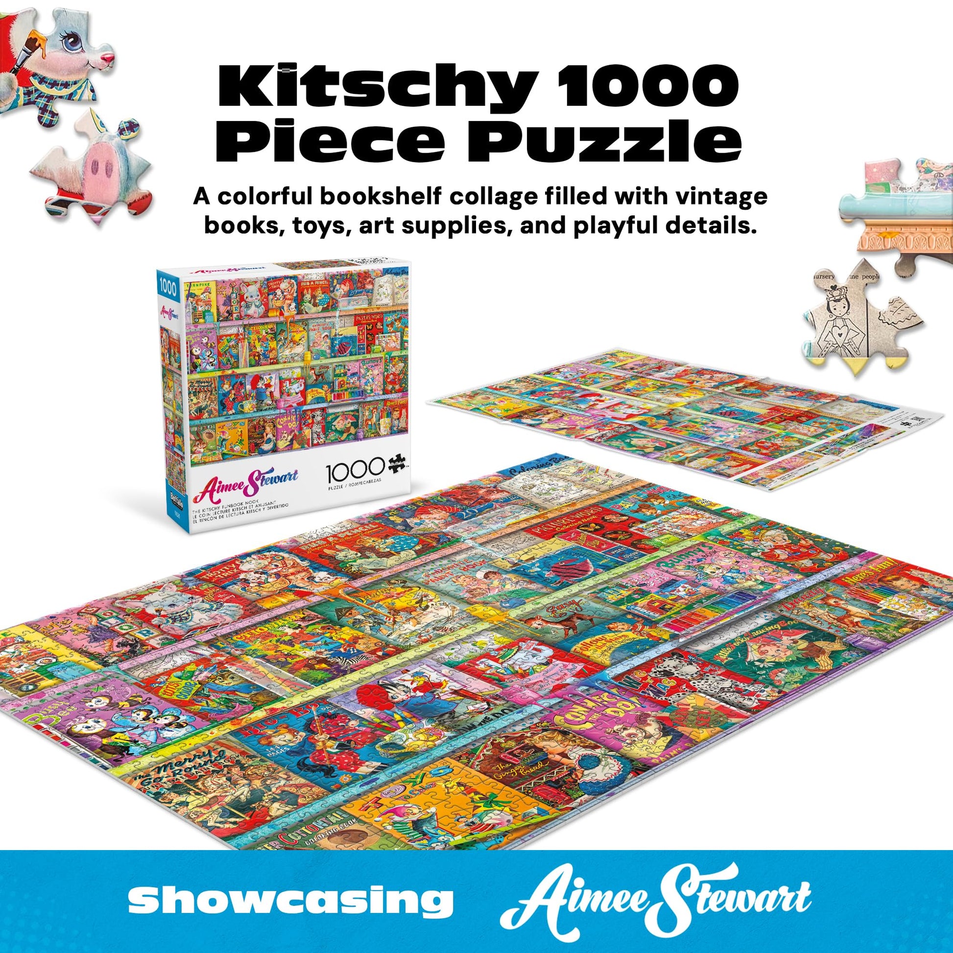 Buffalo Games - Aimee Stewart The Kitschy - 1000 Piece Puzzle for Adults