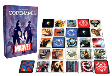 USAopoly Marvel Codenames | Based On The Hit Social Word Game Codenames | Relive Memorable Moments From The Marvel Comic Universe | Fun Board Game