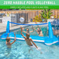 GoSports Splash Net Air, Inflatable Pool Volleyball Game - Includes Floating Net, Water Volleyballs and Ball Pump