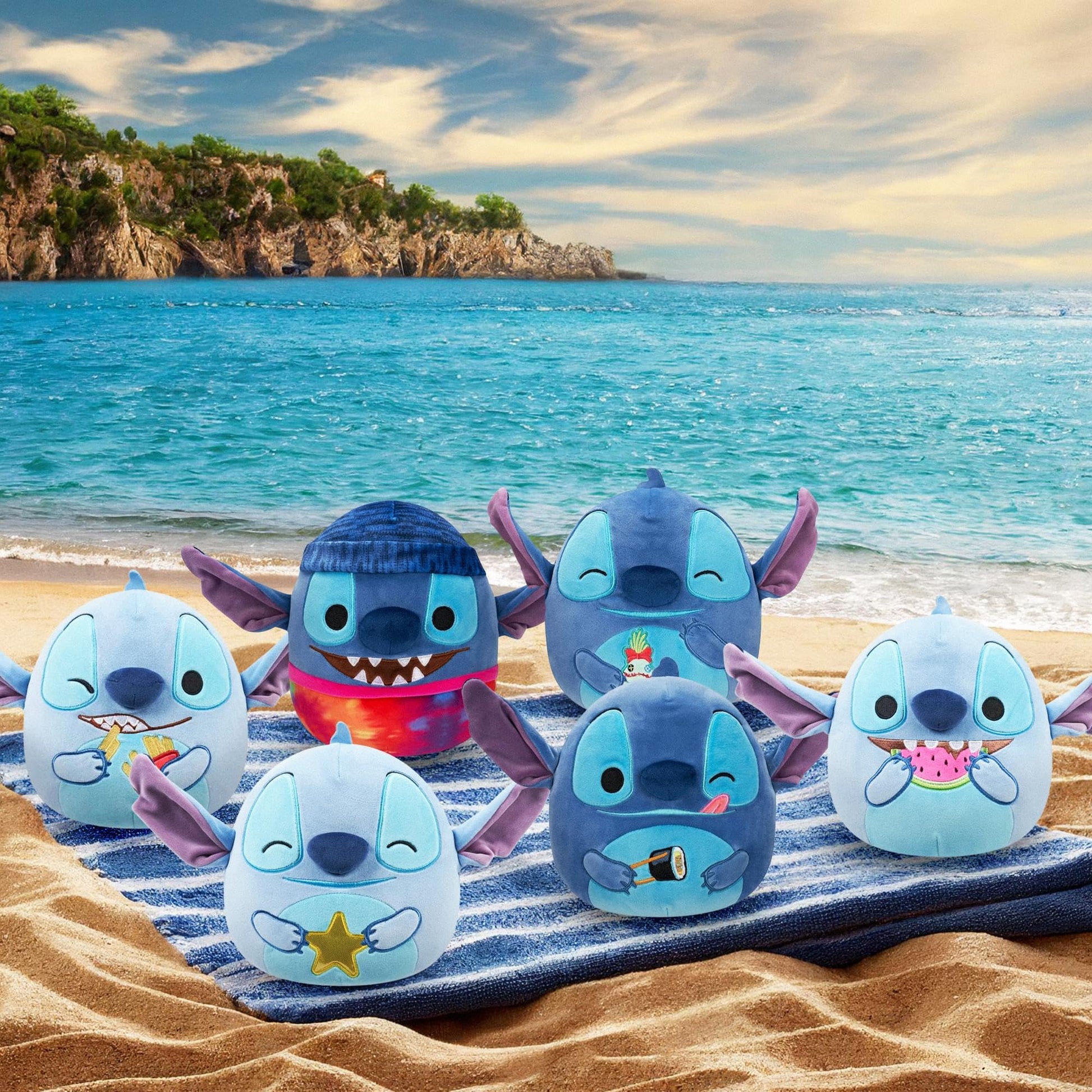 Squishmallows Disney 8 Inch Plush Stitch Holding Star