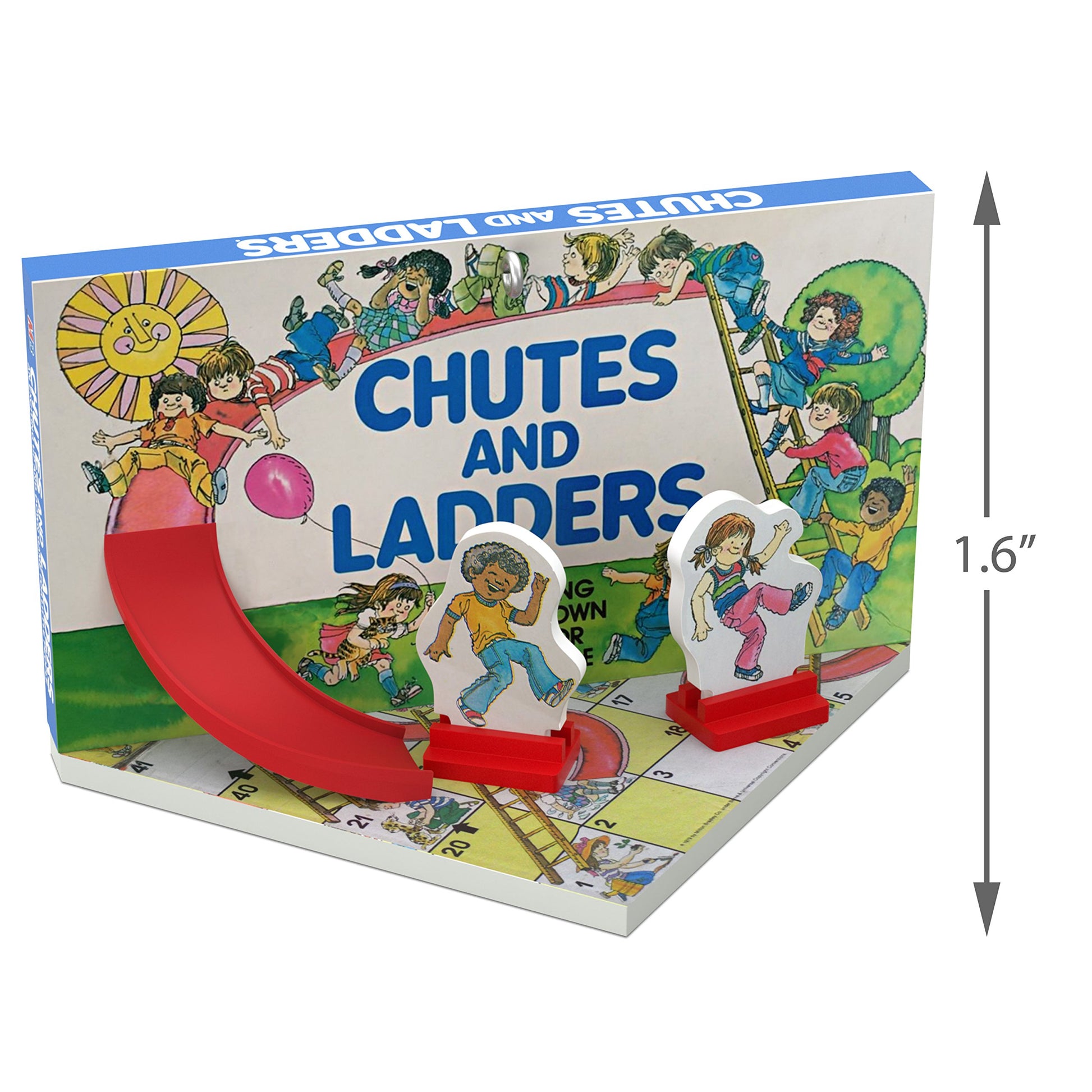 Hallmark Keepsake Christmas Ornament 2018 Year Dated, Family Game Night Chutes and Ladders