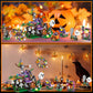 Sawaruita Halloween Haunted House Village Building Set for Kids -Halloween Toys Ghost Pumpkin Building Kit for Kids Party Favors for Goodie Bags