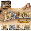 BuicraHub Temple Building Set Ideal for Adult, 5-in-1 Construction Toy Includes Gate, Three Levels and Holy Grail Scene Building Block, Birthday Gift