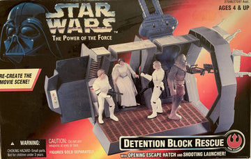 Star Wars Power of the Force Detention Block Rescue Play Set By Kenner by Kenner