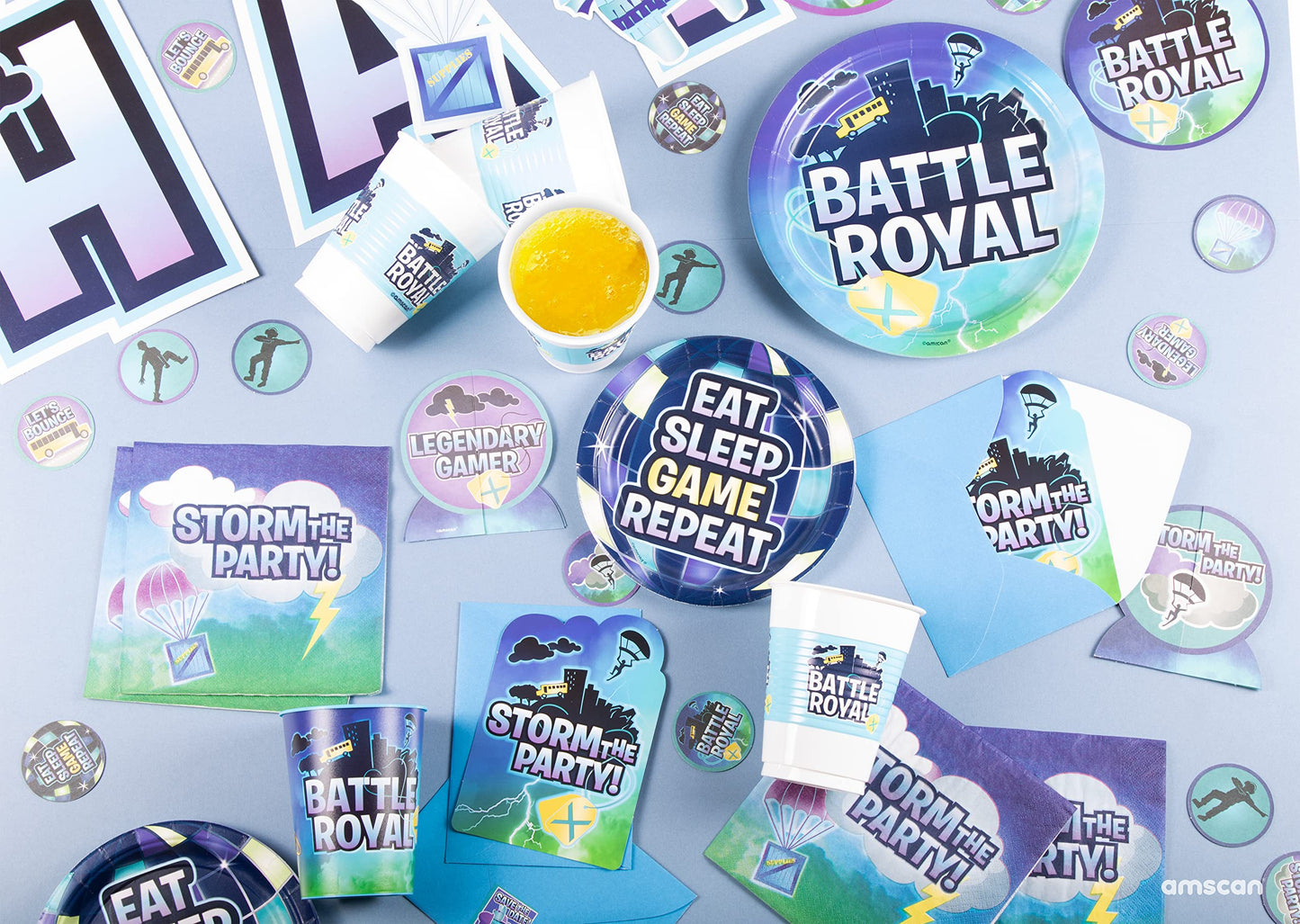 Battle Royal Table Centerpiece - Multicolor, 27 Pcs