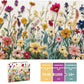 Puzzles for Adults 1000 Pieces, Wildflower Jigsaw Puzzles - Dance of Wildflowers, Impossible Wildflower Puzzle for Seniors Families, 27.56 x 19.69