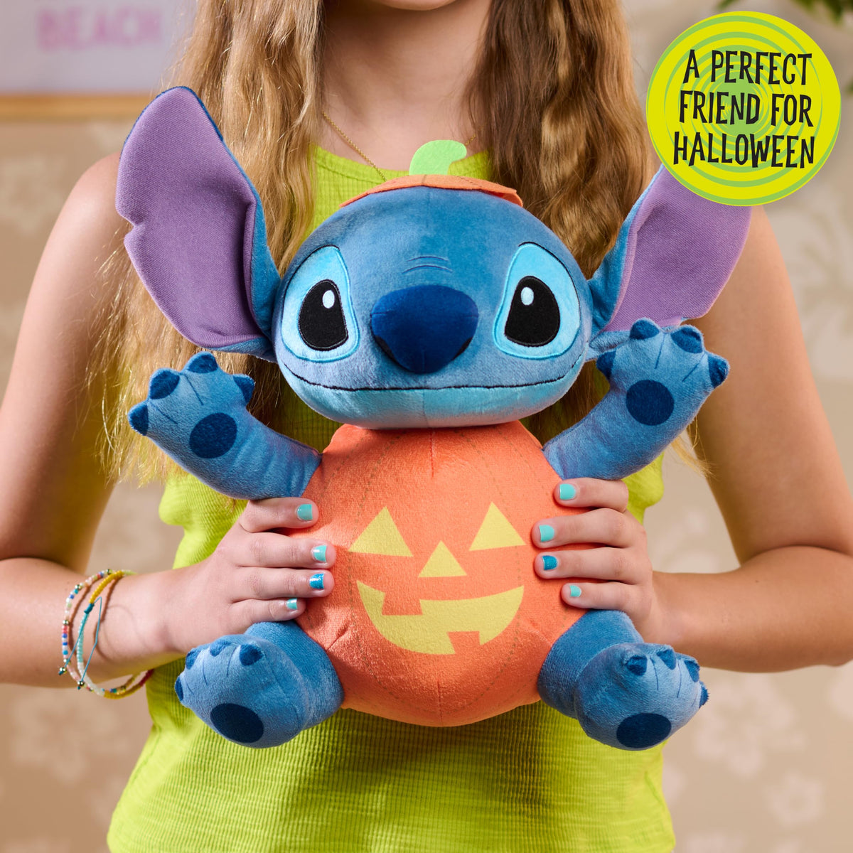 Disney Stitch Halloween Large Plush 15" Tall