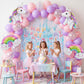 JOYIN Unicorn Magical Rainbow Birthday Party Decorations, 76PCS Unicorn Party Supplies with Banner, Foil & Latex Balloons, Spiral Swirls and Tinsel