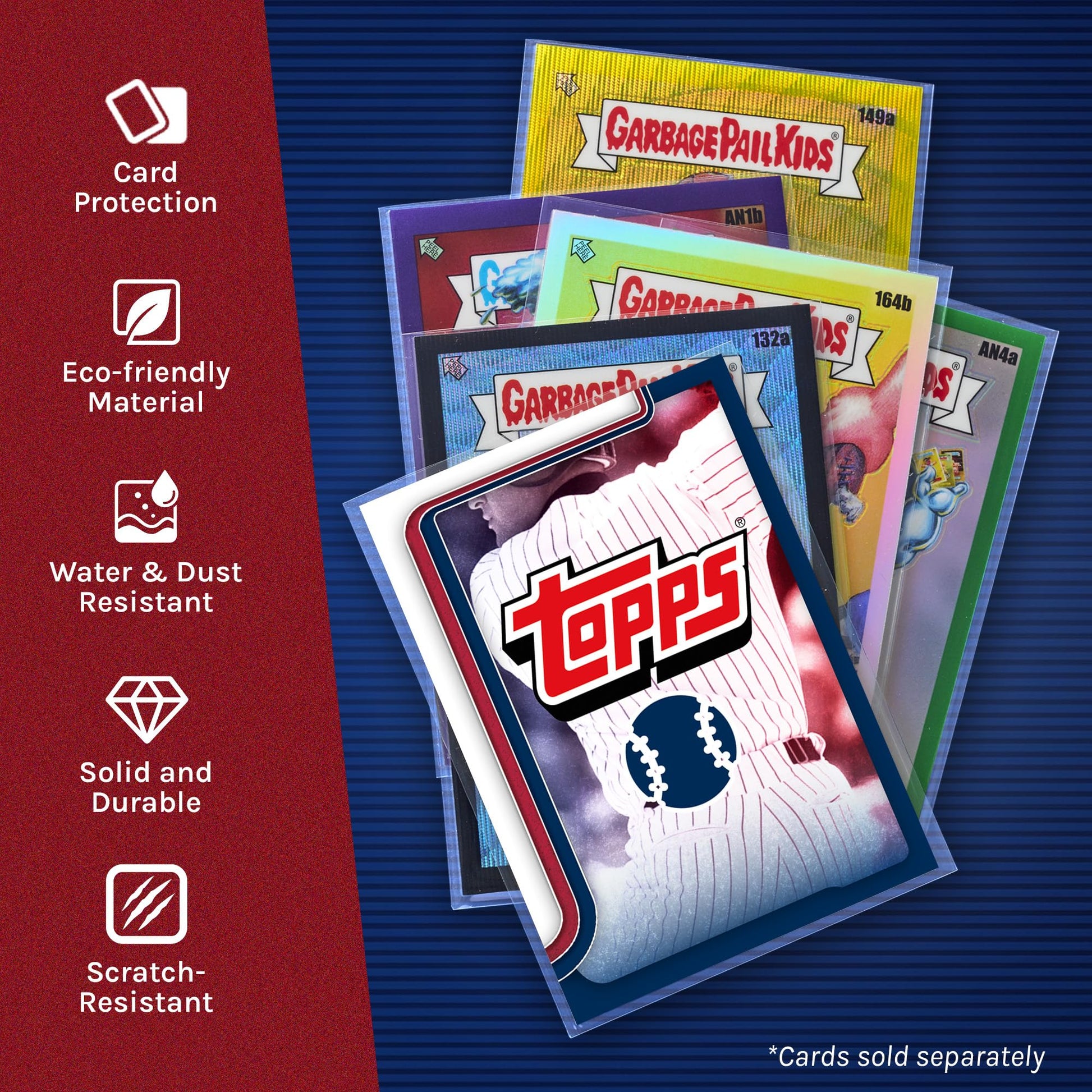 Fanatics Collectibles Penny Sleeves, 500 Count - Standard 2.5" x 3.5" Soft Card Sleeves for Trading Card Protection