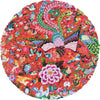 HARTMAZE Wooden Jigsaw Puzzles-Hundred Birds Paying Homage to The Phoenix 253 Truly Unique Piece Round Shape Best Choice for Adults and 10 Ages up